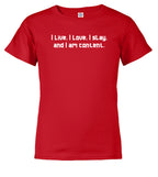 Red I Live Youth/Toddler T-Shirt