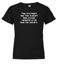 Black The Strength of Steel Youth/Toddler T-Shirt