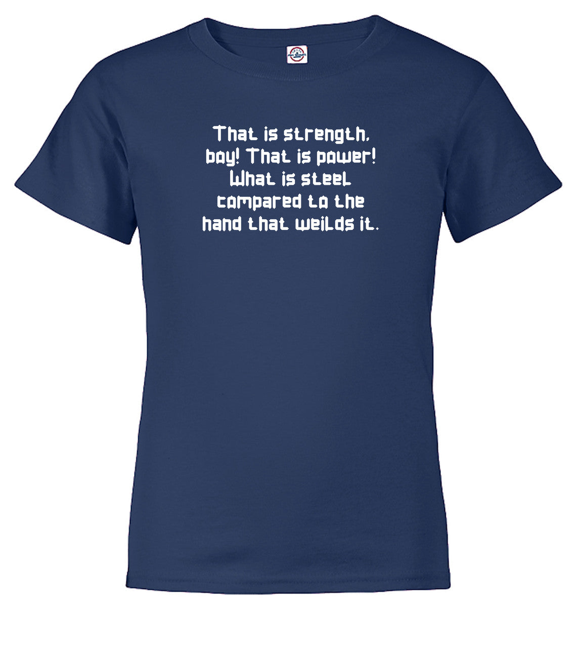 Navy The Strength of Steel Youth/Toddler T-Shirt