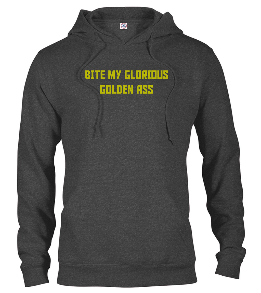 Charcoal Bite My Glorious Golden Ass Hoodie
