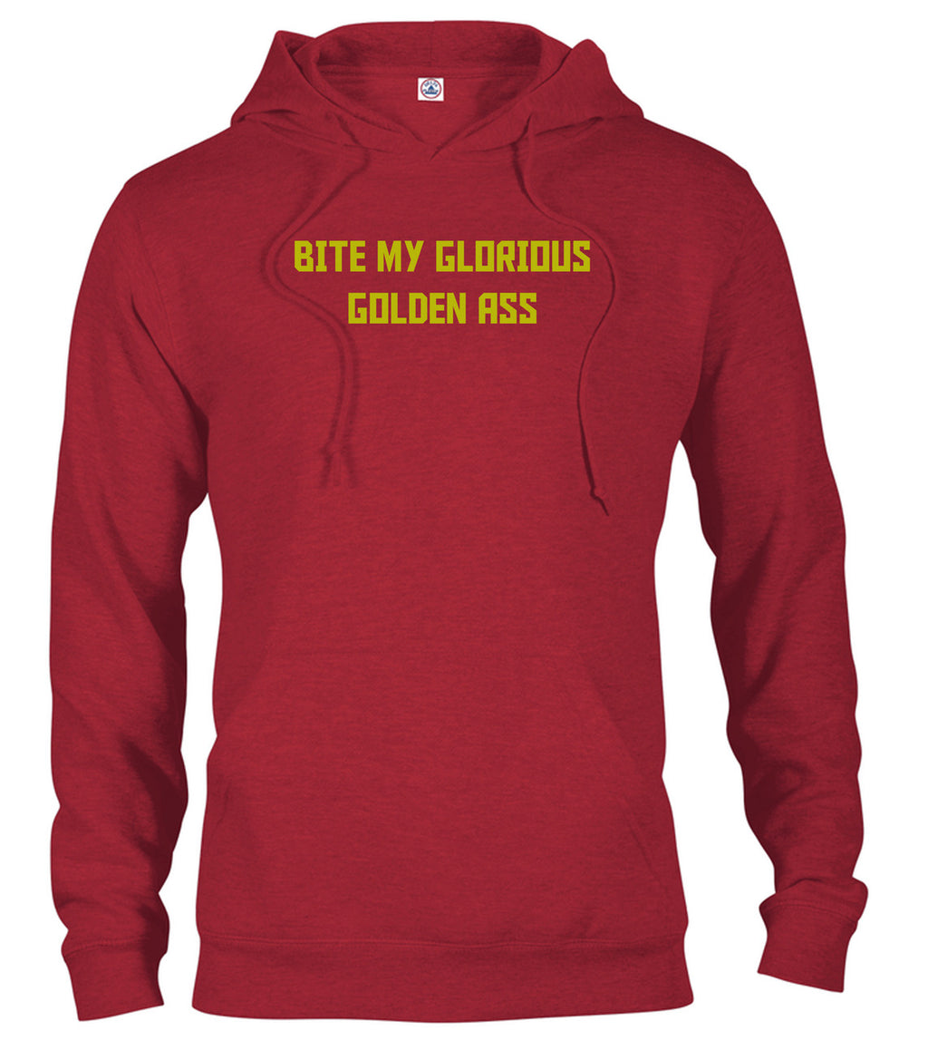 Red Bite My Glorious Golden Ass Hoodie