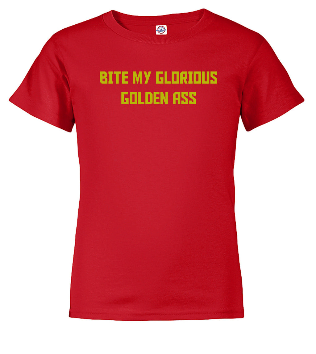 Red Bite My Glorious Golden Ass Youth/Toddler T-Shirt