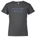 Charcoal Bite My Shiny Metal Ass Youth/Toddler T-Shirt