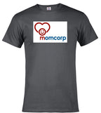 Charcoal Momcorp Logo T-Shirt