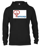 Black Momcorp Logo Hoodie
