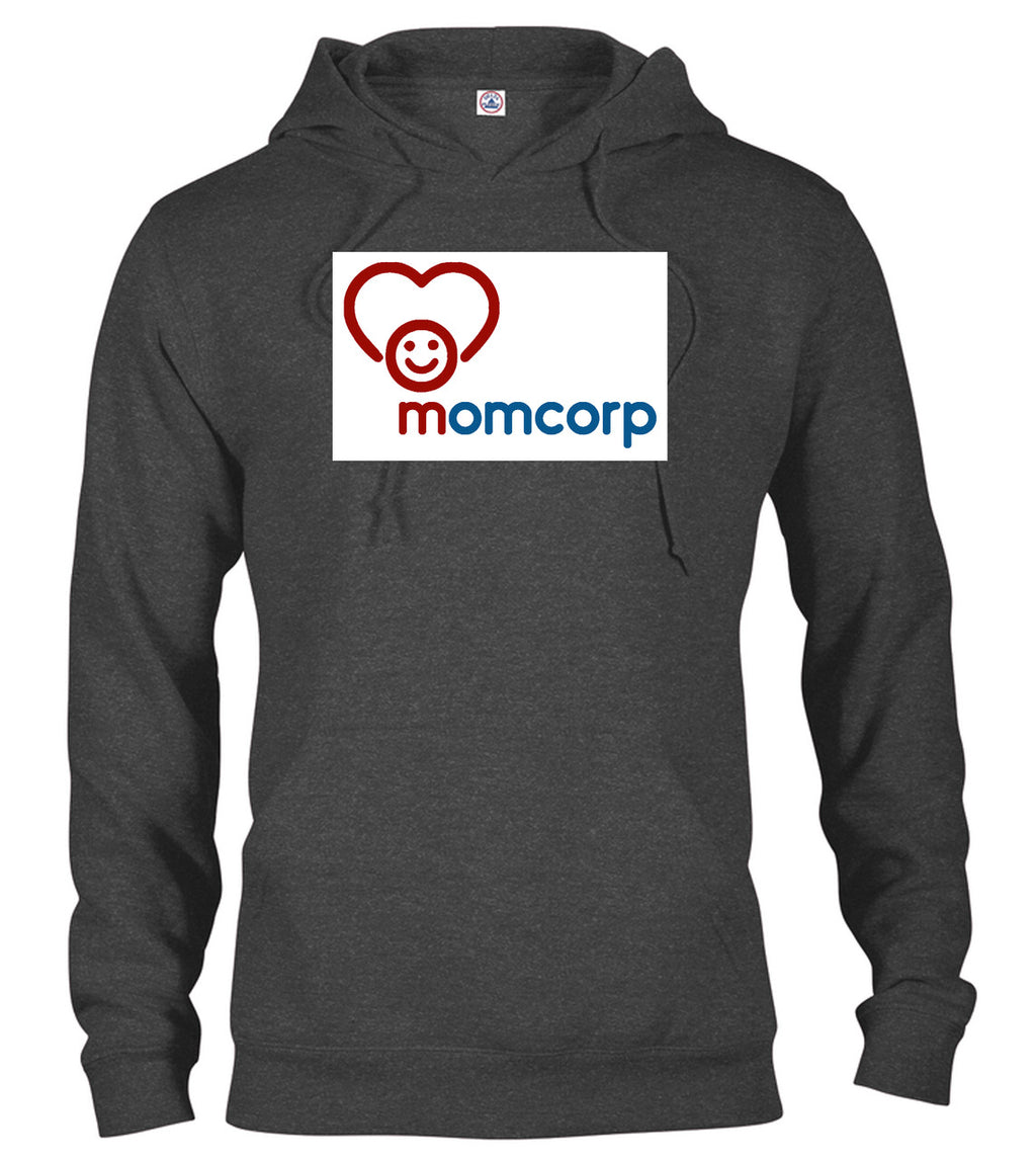 Charcoal Momcorp Logo Hoodie