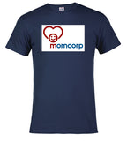 Navy Momcorp Logo T-Shirt