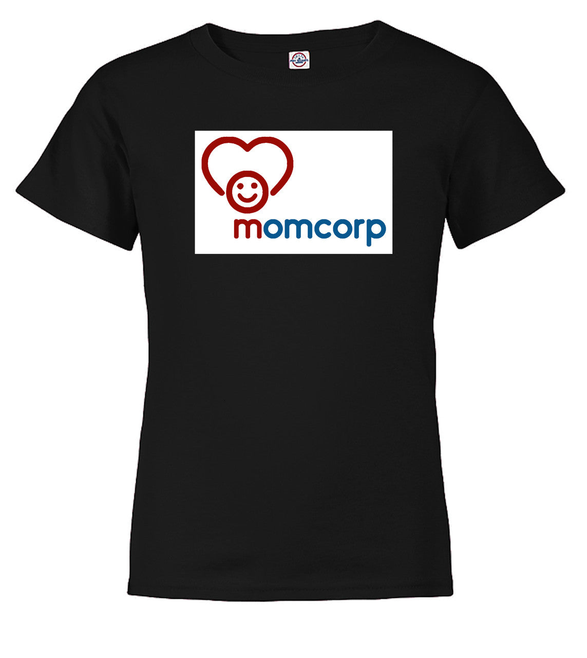 Black Momcorp Logo Youth/Toddler T-Shirt
