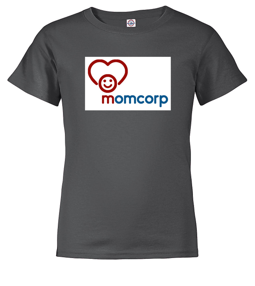 Charcoal Momcorp Logo Youth/Toddler T-Shirt