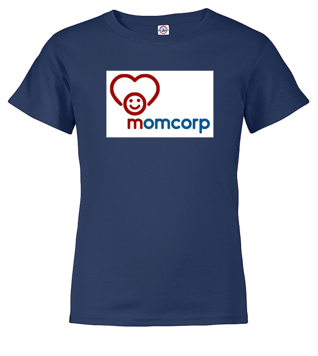 Navy Momcorp Logo Youth/Toddler T-Shirt