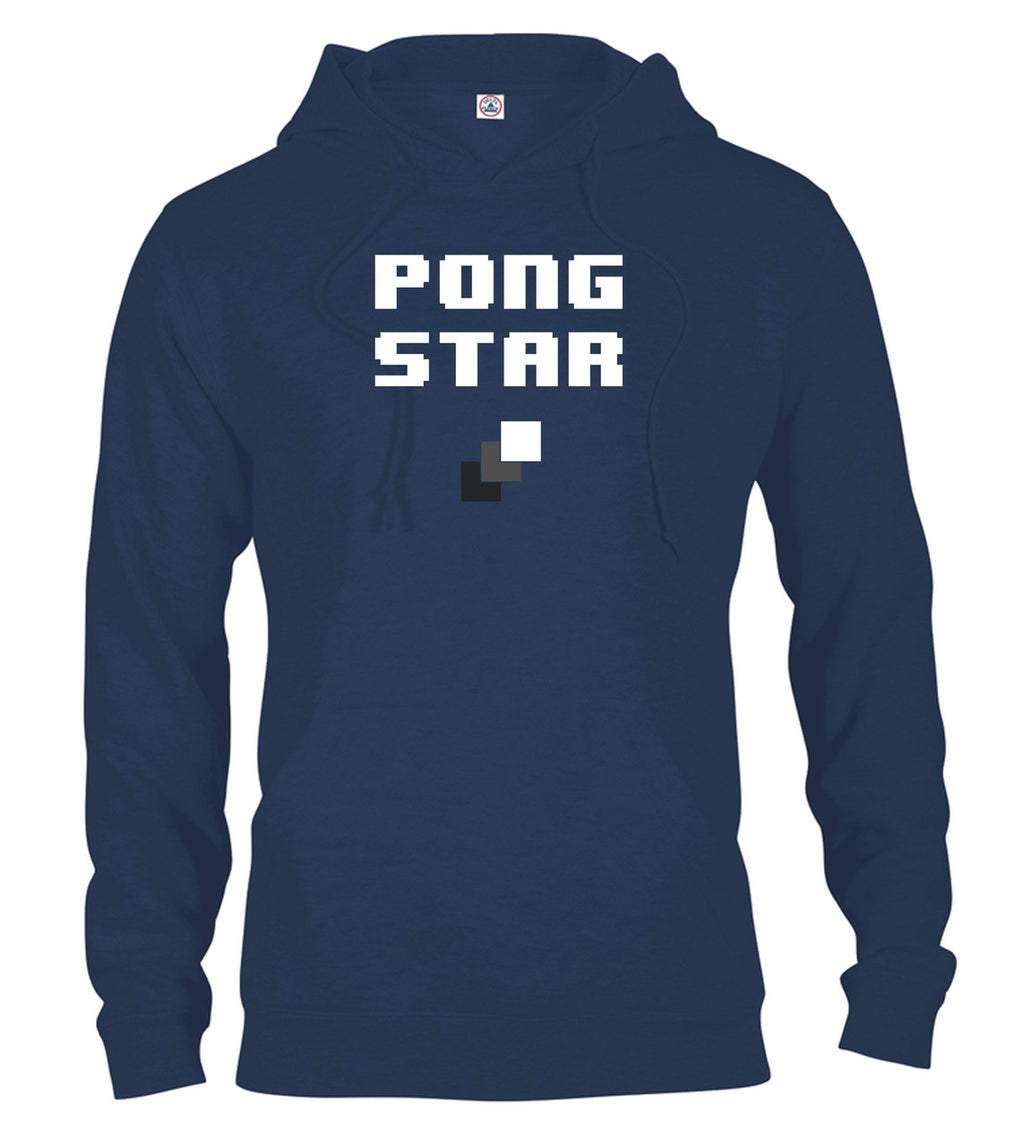Navy Screen Hoodie