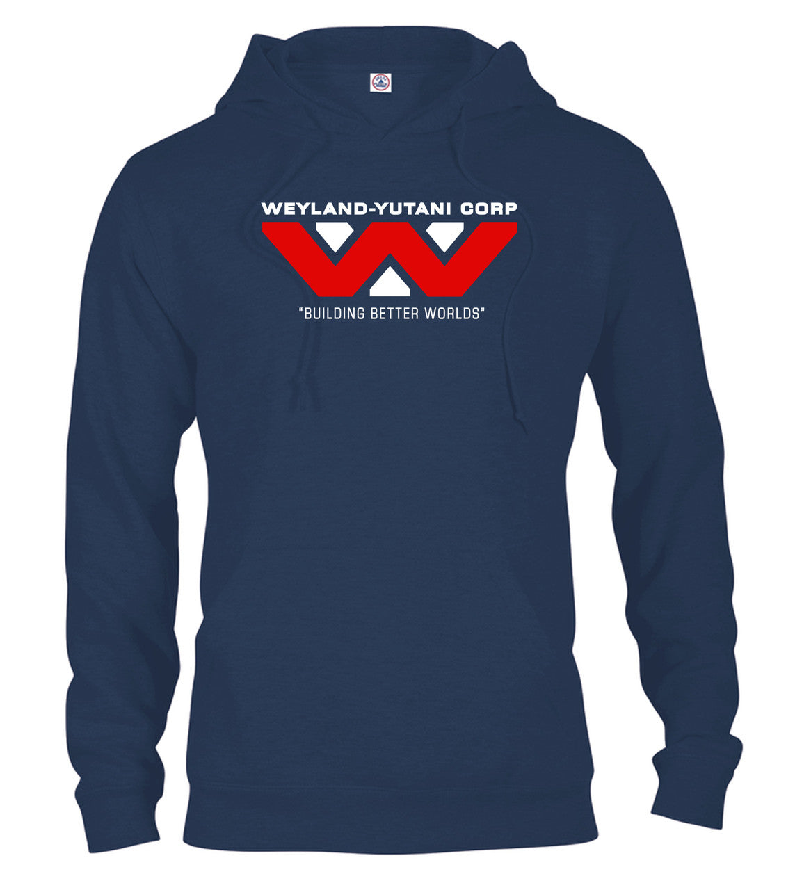 Navy Corporate Logo Alt Hoodie