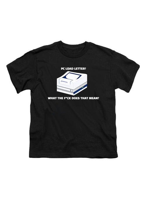 Black PC Load Letter? Youth/Toddler T-Shirt