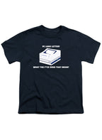 Navy PC Load Letter? Youth/Toddler T-Shirt