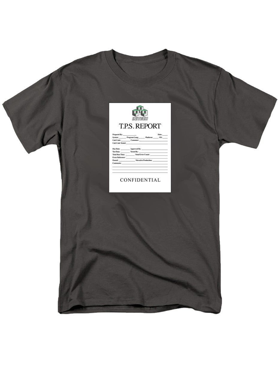 Charcoal TPS Report T-Shirt