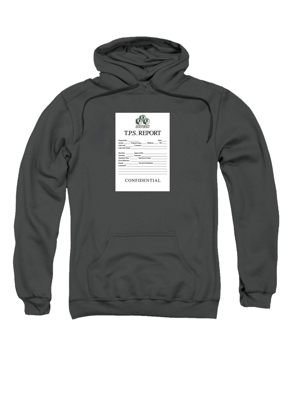 Charcoal TPS Report Hoodie