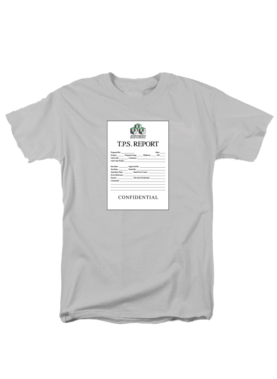 White TPS Report T-Shirt
