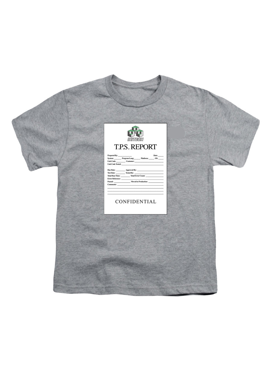 Gray TPS Report Youth/Toddler T-Shirt