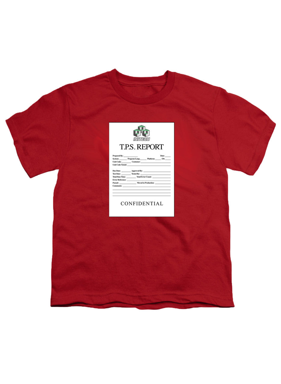 Red TPS Report Youth/Toddler T-Shirt