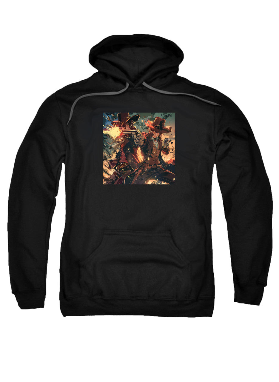 Black Back to Back Hoodie
