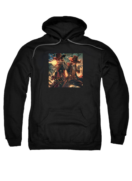 Black Back to Back Hoodie