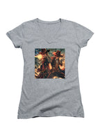 Gray Back to Back Juniors V-Neck T-Shirt