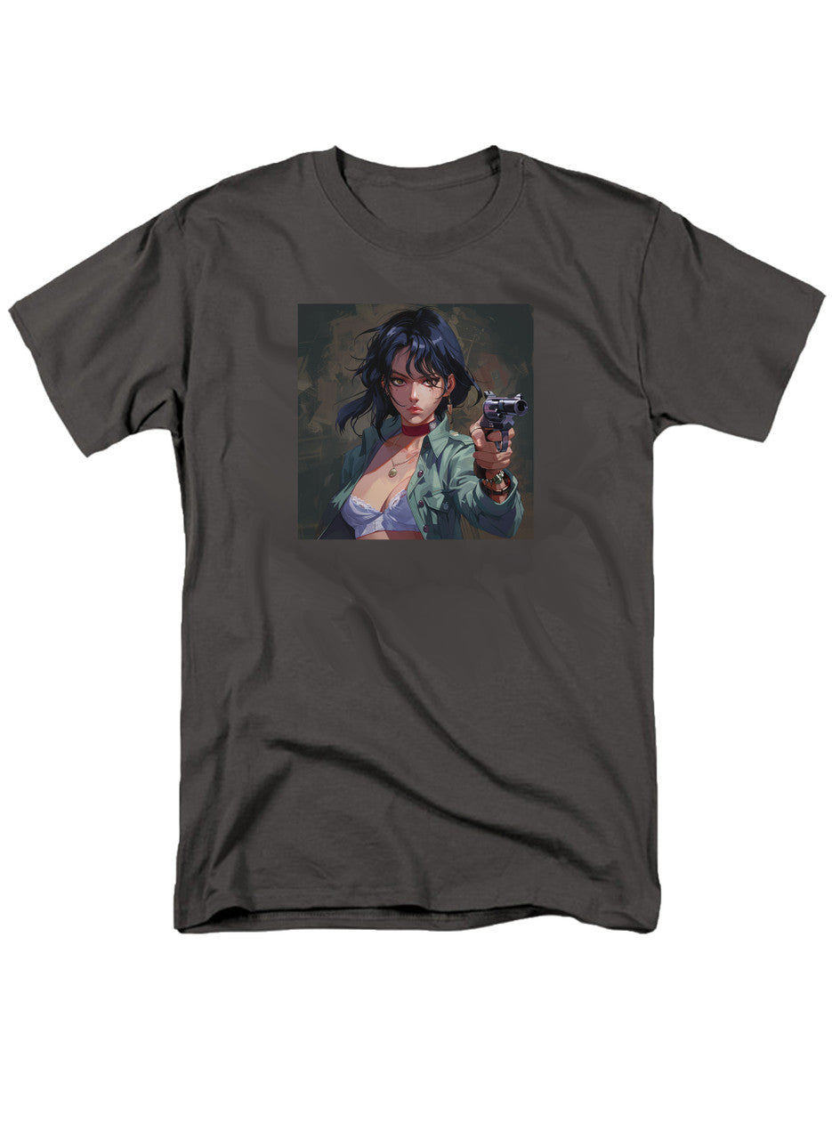 Charcoal Gun in the Hand T-Shirt