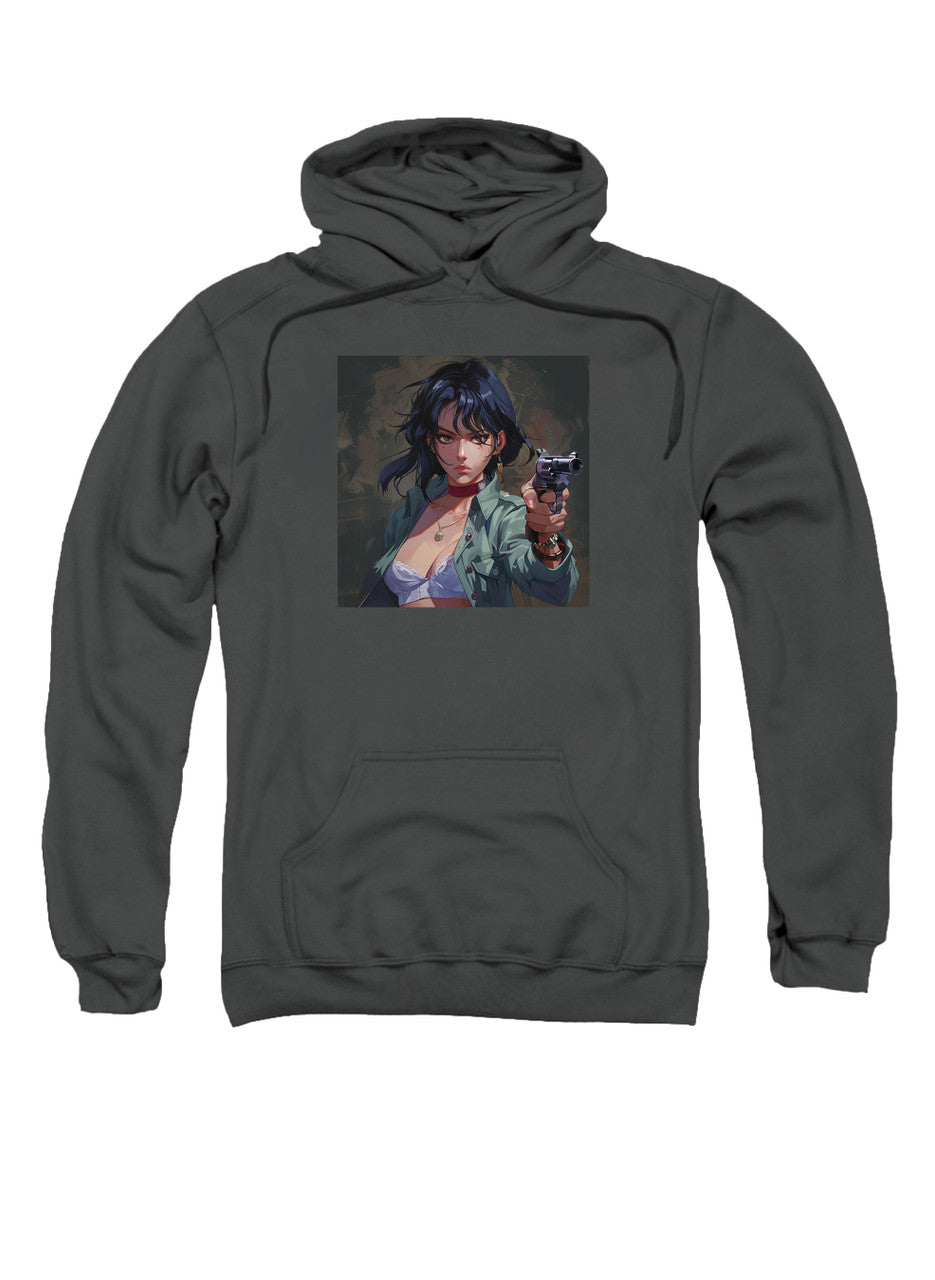 Charcoal Gun in the Hand Hoodie