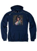 Navy Gun in the Hand Hoodie