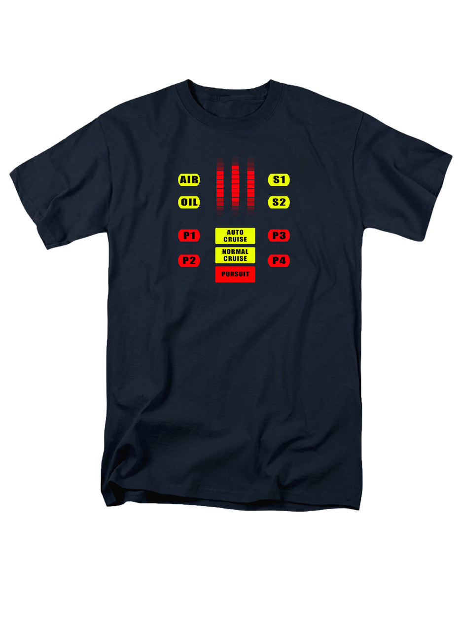 Navy K.I.T.T. Control Panel T-Shirt