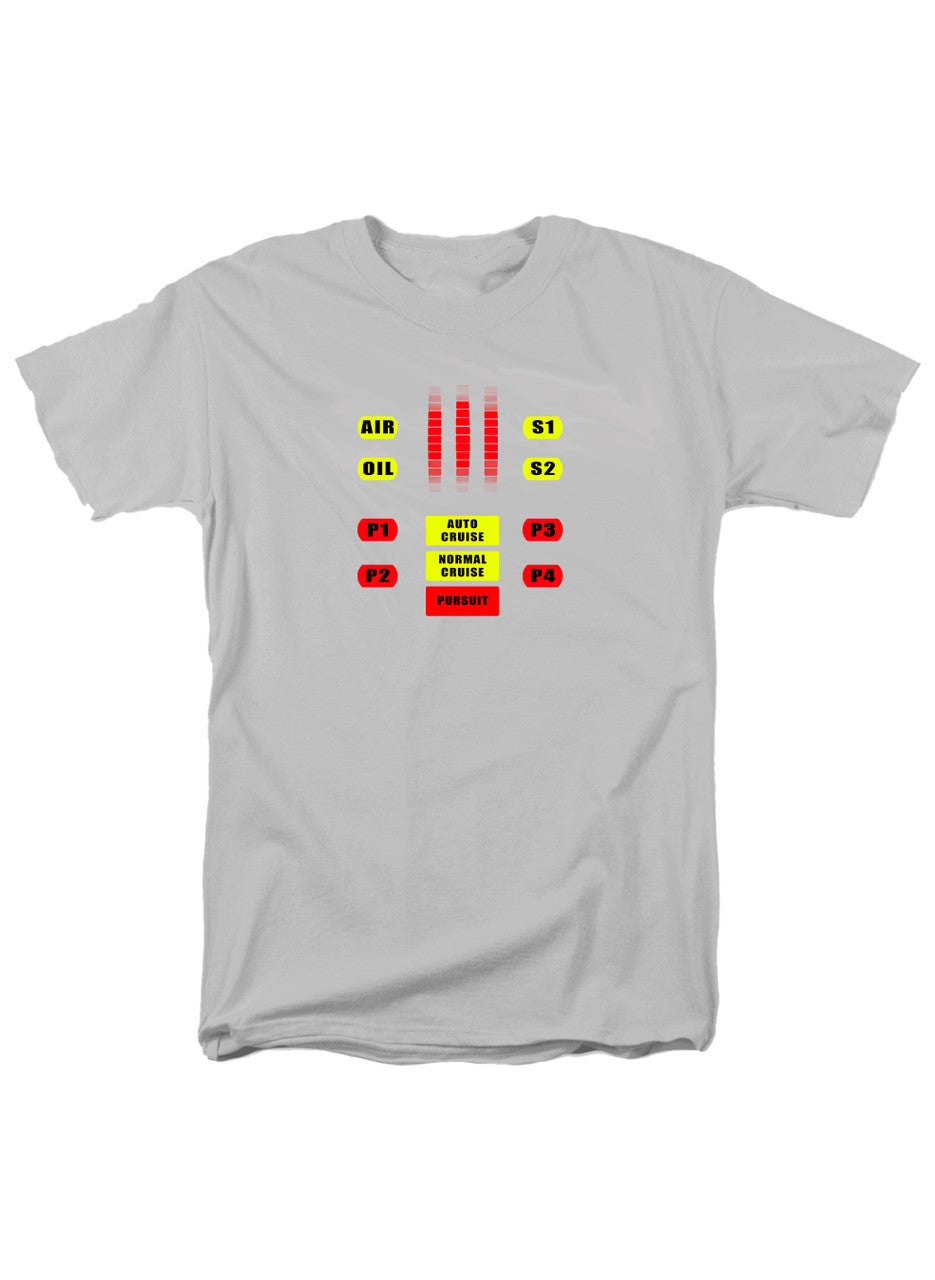 White K.I.T.T. Control Panel T-Shirt