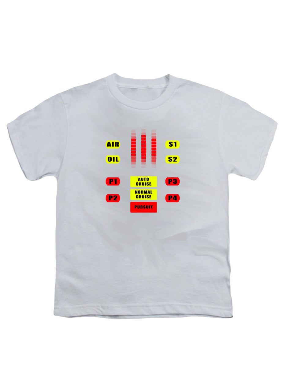 White K.I.T.T. Control Panel Youth/Toddler T-Shirt