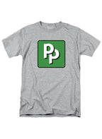 Gray Pied Piper PP Logo T-Shirt