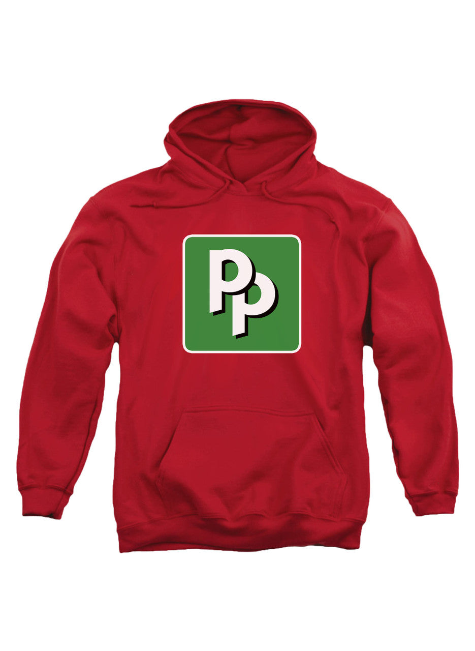 Red Pied Piper PP Logo Hoodie
