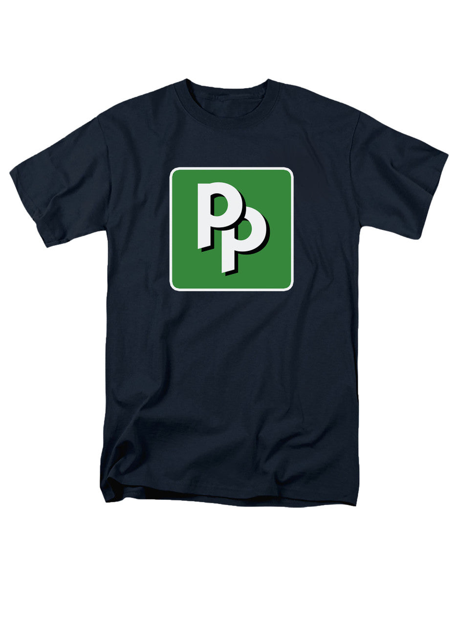 Navy Pied Piper PP Logo T-Shirt