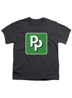 Charcoal Pied Piper PP Logo Youth/Toddler T-Shirt