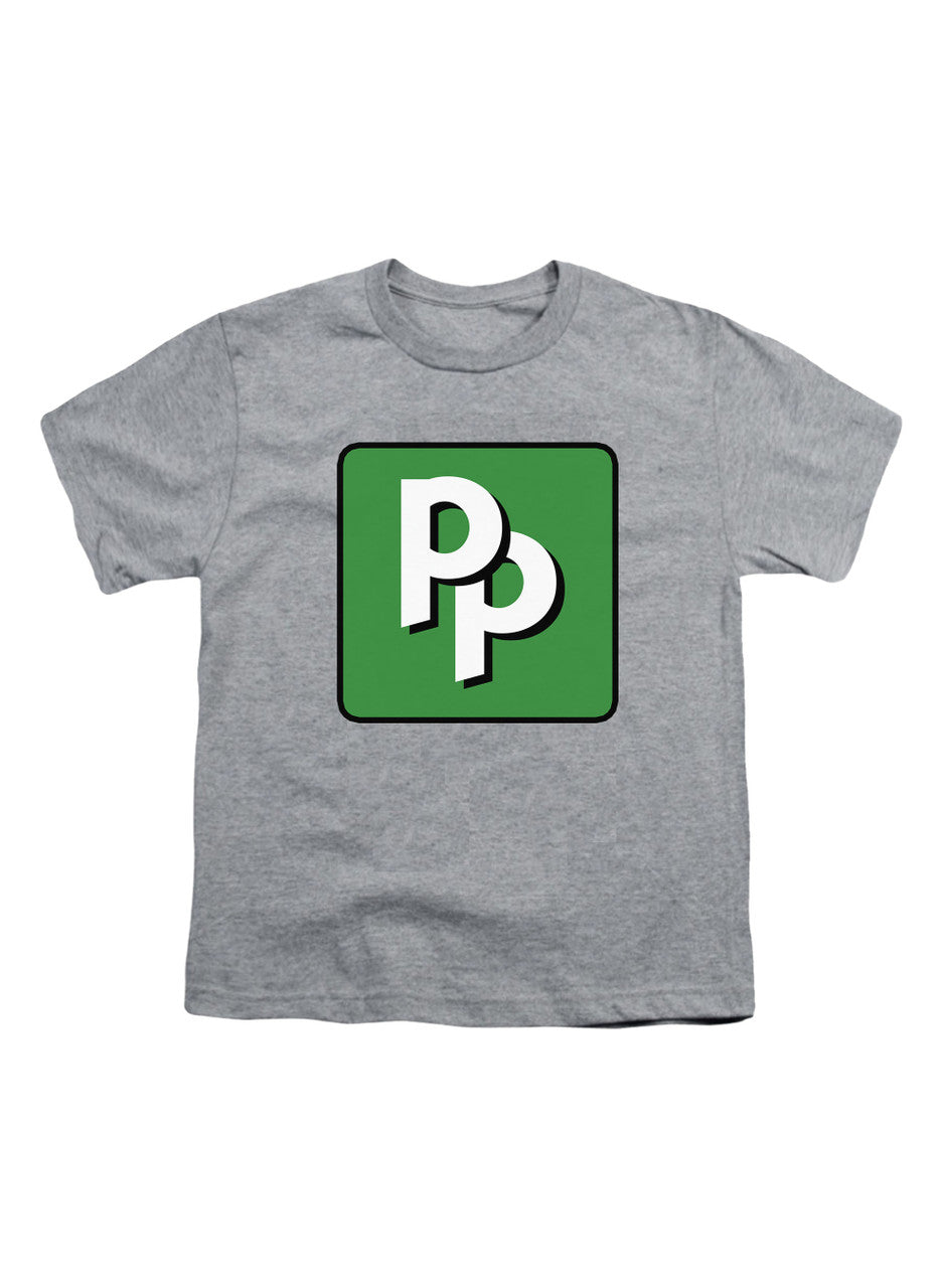 Gray Pied Piper PP Logo Youth/Toddler T-Shirt