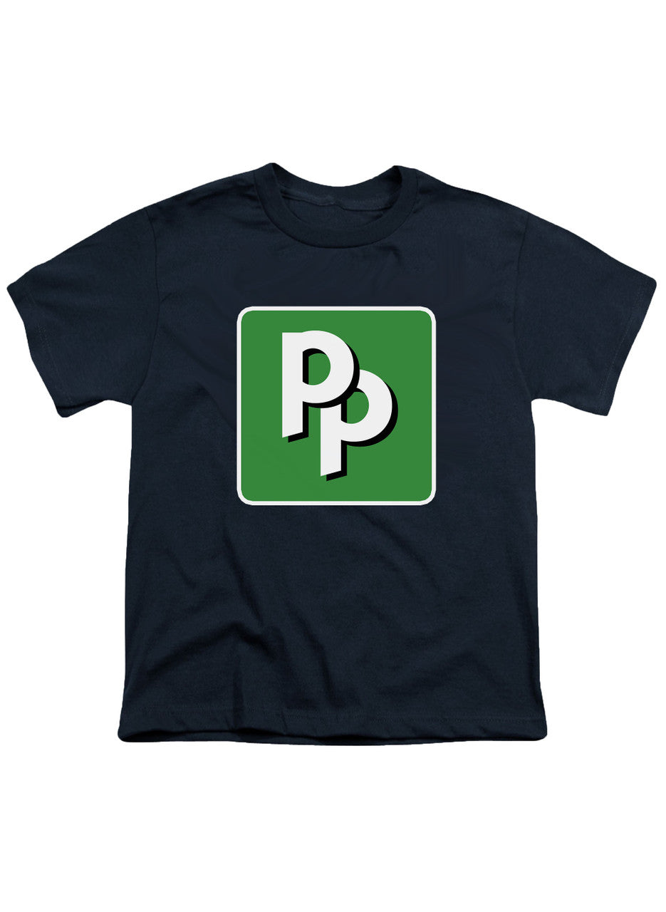 Navy Pied Piper PP Logo Youth/Toddler T-Shirt