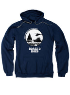 Navy Boats & Hoes Hoodie