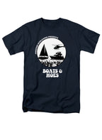 Navy Boats & Hoes T-Shirt