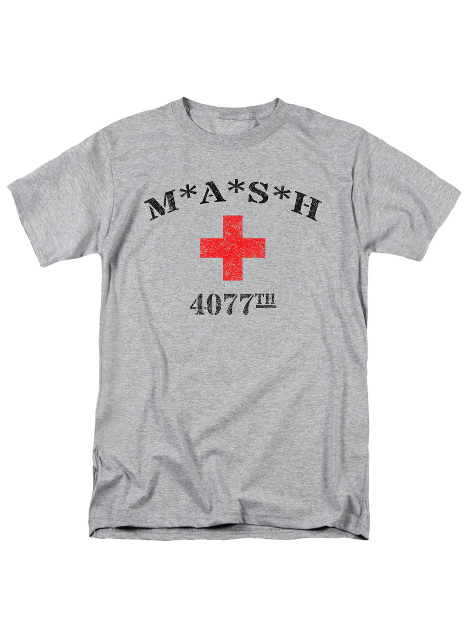 Gray MASH 4077 Logo T-Shirt