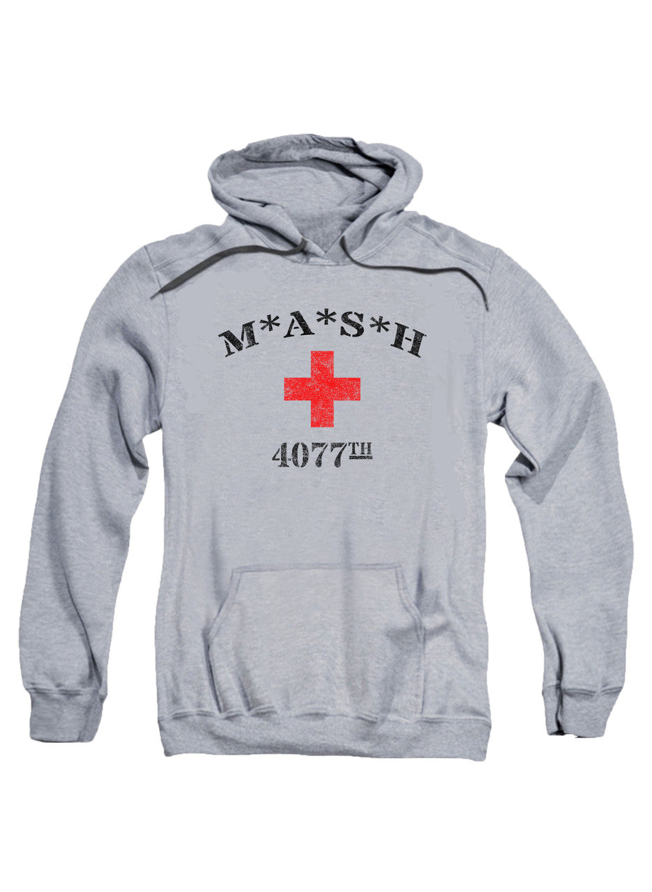 Gray MASH 4077 Logo Hoodie