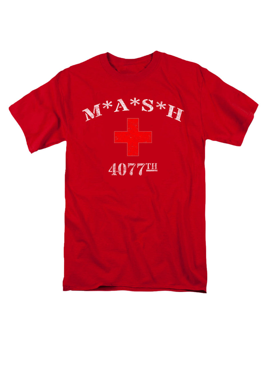 Red MASH 4077 Logo T-Shirt
