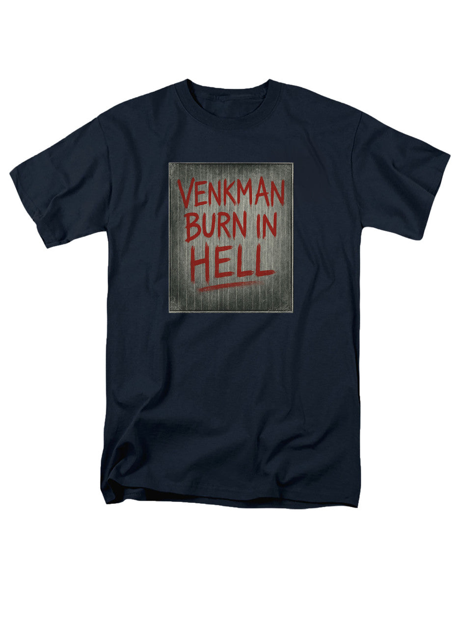 Navy Venkman Burn in Hell T-Shirt