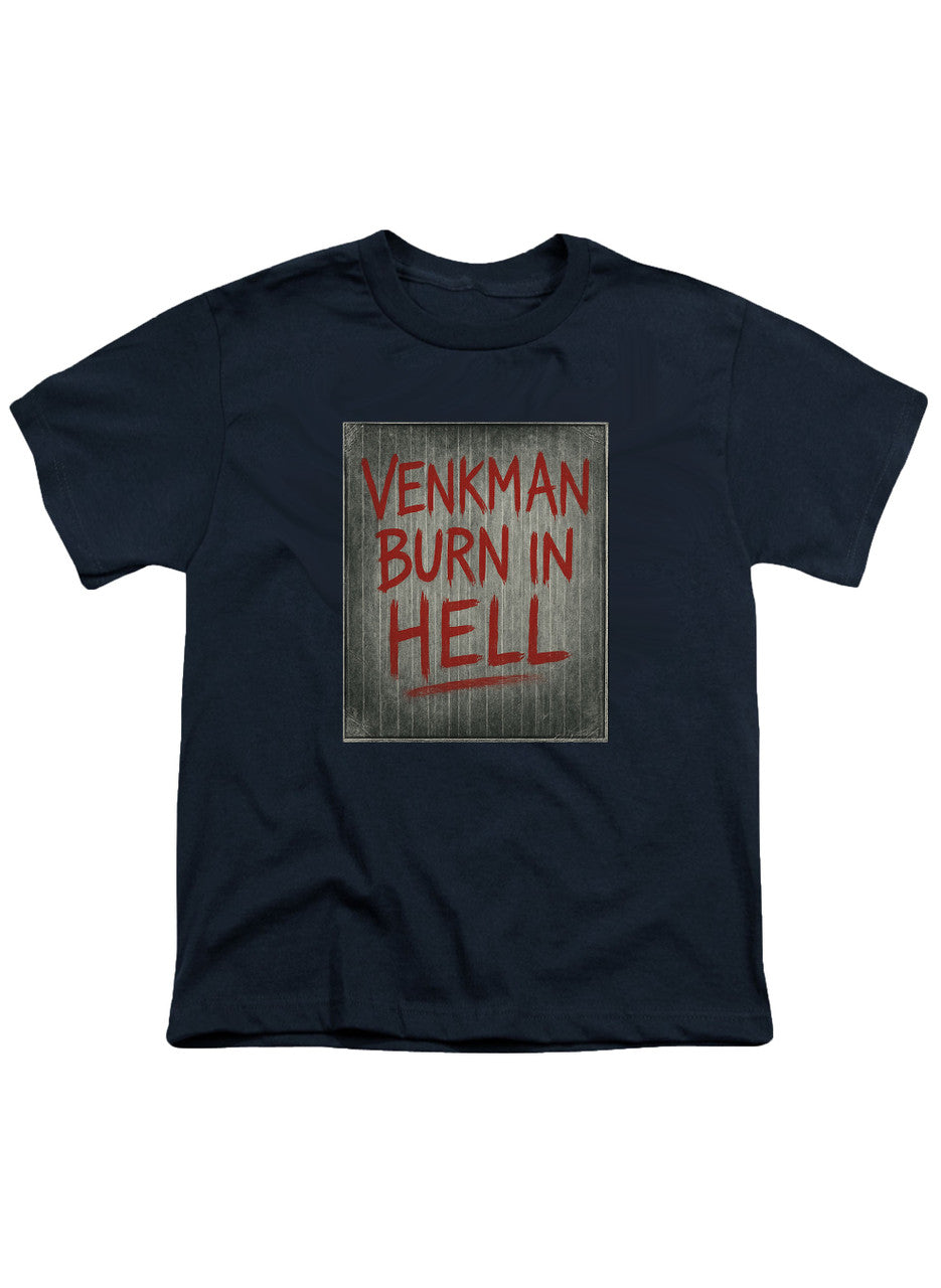 Navy Venkman Burn in Hell Youth/Toddler T-Shirt