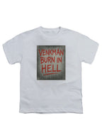 White Venkman Burn in Hell Youth/Toddler T-Shirt