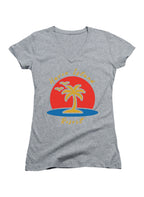 Gray Haven Island Resort Juniors V-Neck T-Shirt