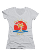 White Haven Island Resort Juniors V-Neck T-Shirt