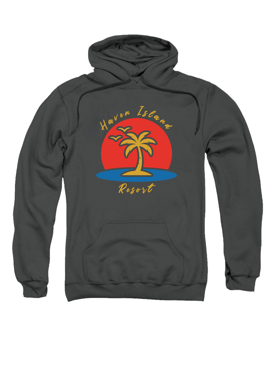 Charcoal Haven Island Resort Hoodie