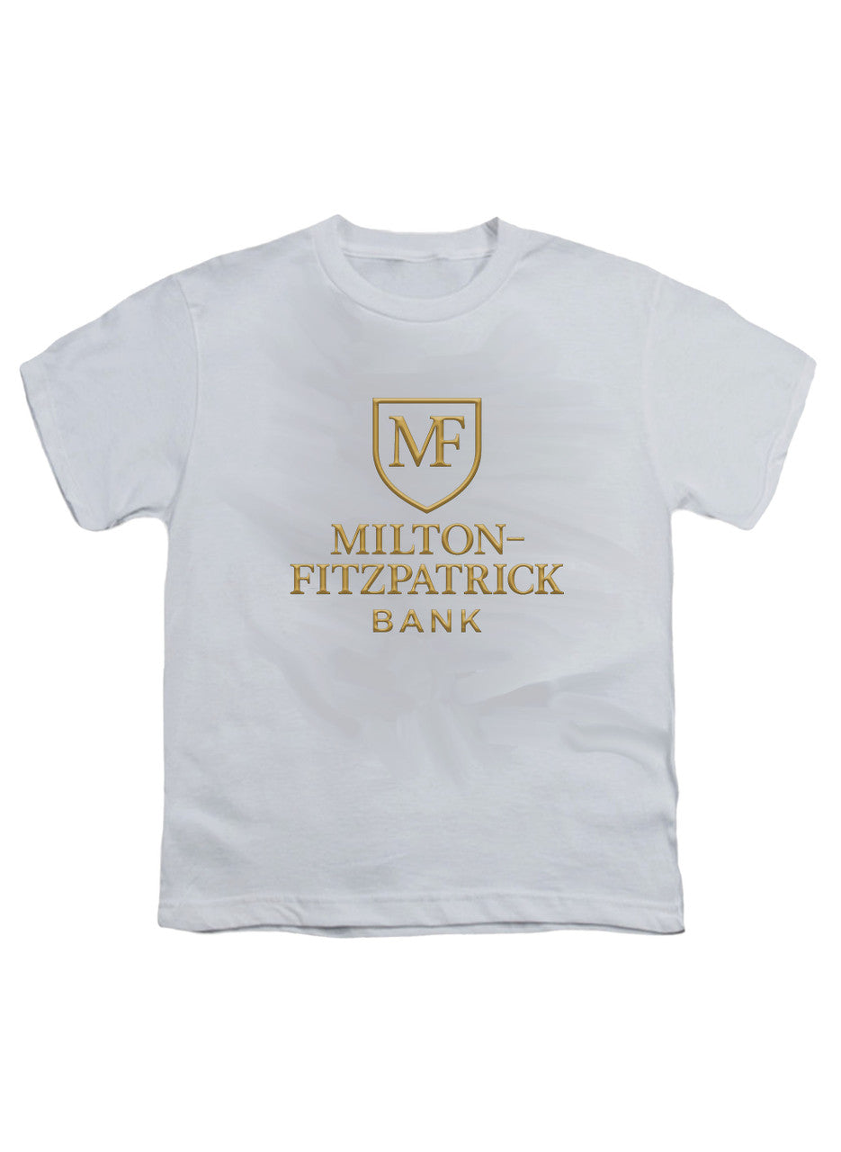 White Milton-Fitzpatrick Bank Youth/Toddler T-Shirt